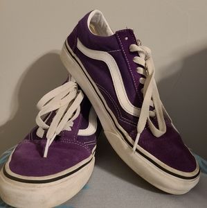 All purple old skool vans
